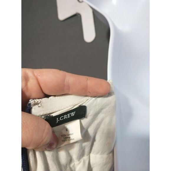 J. Crew strapless navy blue dress size 6 - Picture 5 of 5